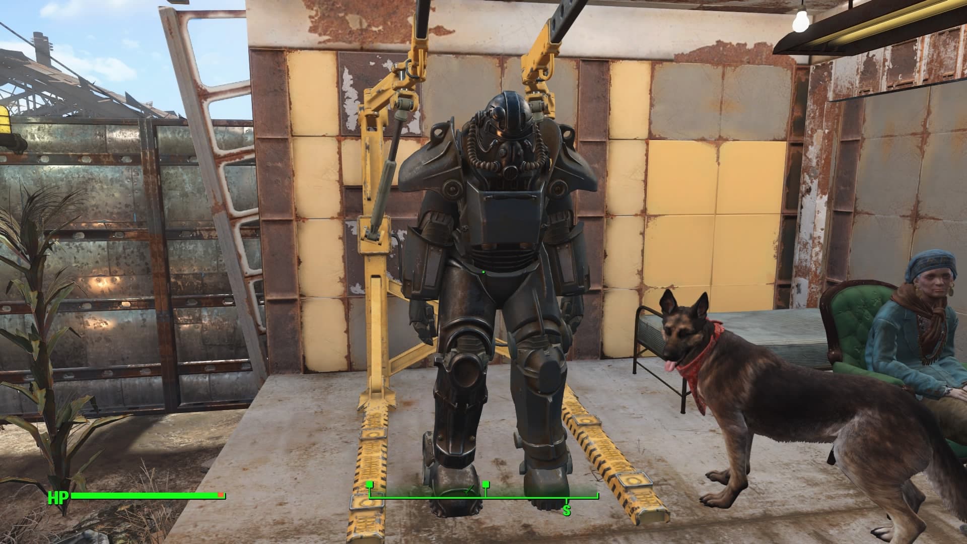 Fallout4 突然パワーアーマーが無くなった 拠点の人が勝手に使ってるなんて あまげー