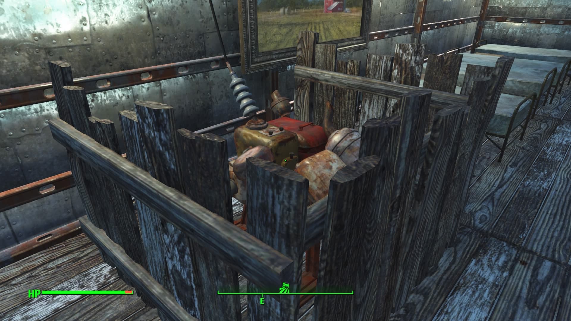 Fallout4 クラフト メインの家を作る 家具とエクステリアとライトを配置しました これで拠点の家が完成です あまげー